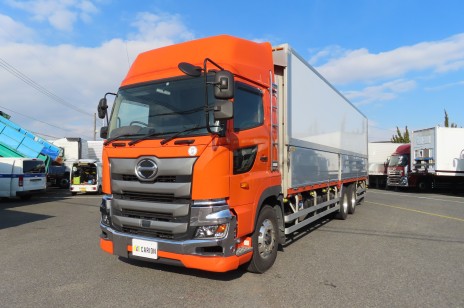 エンジン載せ替え済　日野　3軸ウイング　パブコ　総輪エアサス　380ps　プロシフト　アルミホイール