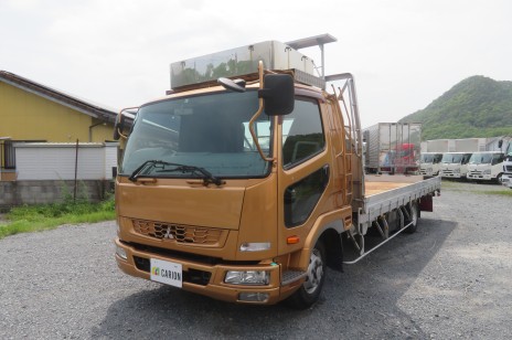 三菱　中型平ボデー　ワイド　リーフサス　240ps　6速