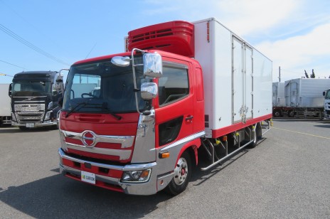 日野　中型ゲート付冷凍バン　トランテックス　菱重　エアサス　240ps　6速　格納ゲート 　-30℃設定