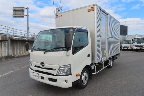 ゲート付バン　2t　ワイドロング　150ps　6速　左サイドドア　跳ね上げゲート