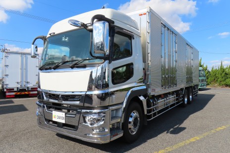 三菱　ザ・冷凍車　3軸冷凍バン　未使用車　菱重　リアエアサス　ハイルーフ