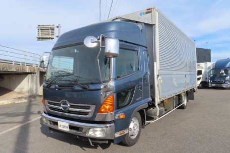 中型ウイング　ハイルーフ　トランテックス　リアエアサス