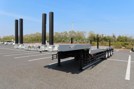 東邦　3軸　段付きフラットセミトレーラー　未登録　予備検付き