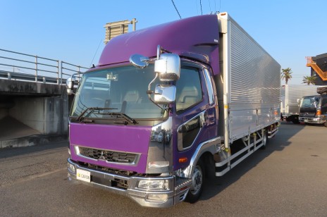 ワイド　7.2m 　ウイング　風防板　リアエアサス　メッキ多数