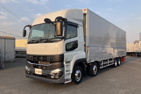 未使用　4軸　ウイング　ハイルーフ　リアエアサス