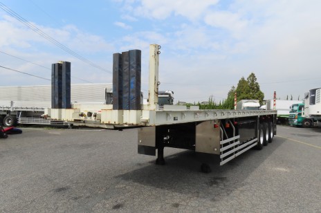 トレクス　3軸　フラットセミトレーラー　