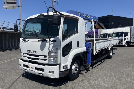 いすゞ　クレーン付　タダノ4段　ラジコン付